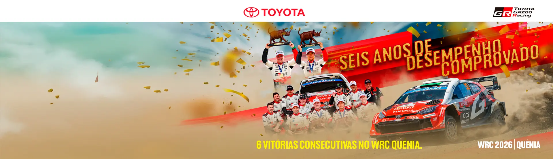  Seis anos de domínio.